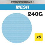 Trend 225mm 240 Grit Mesh Sanding Discs 5 Pack