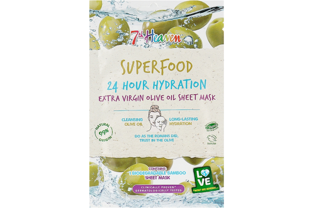 7th Heaven Olive Oil Hydrating Sheet Mask 18g