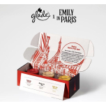 Glade x Emily in Paris Scented Candle Collection – 3 x 112g – Soirée de Scandal, Bonjour les Bois & Jardin des Secrets