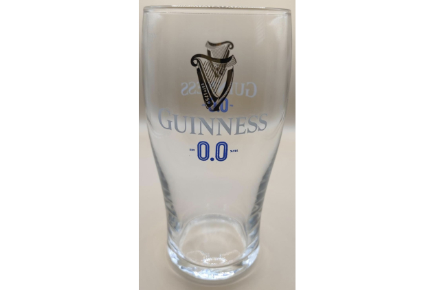 Guinness 0.0 Pint Glass | Alcohol Free | 20oz
