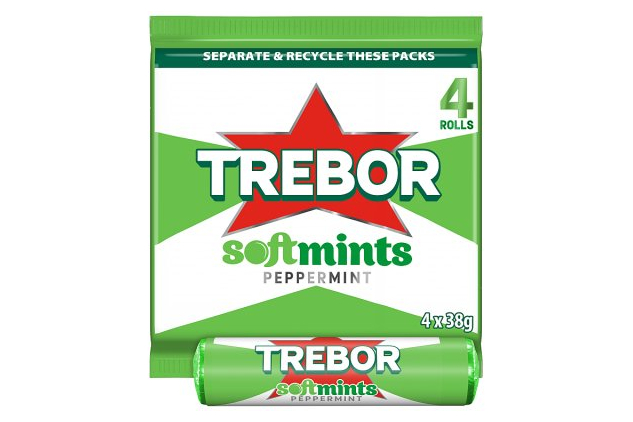 Trebor Softmints Peppermint 4 x 38g