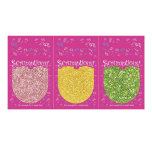 Scrumptious! Colour Medley Favourites Edible Cake Topper Sprinkles Cupcake Decorations 1 Pink 1 Yellow 1 Green 30g Each