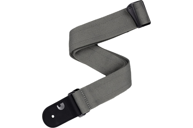 D'Addario Eco-Comfort Grey Guitar Strap 50RB02