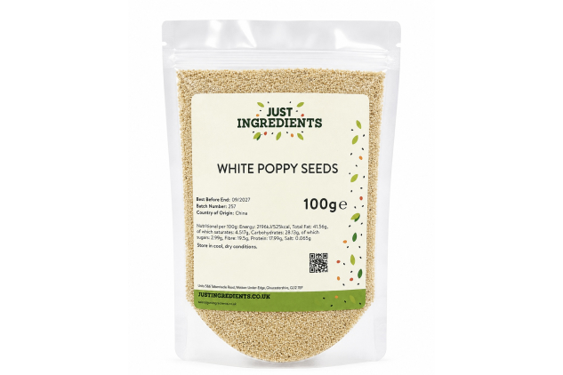 White Poppy Seeds 100g – Premium Quality Baking Seeds