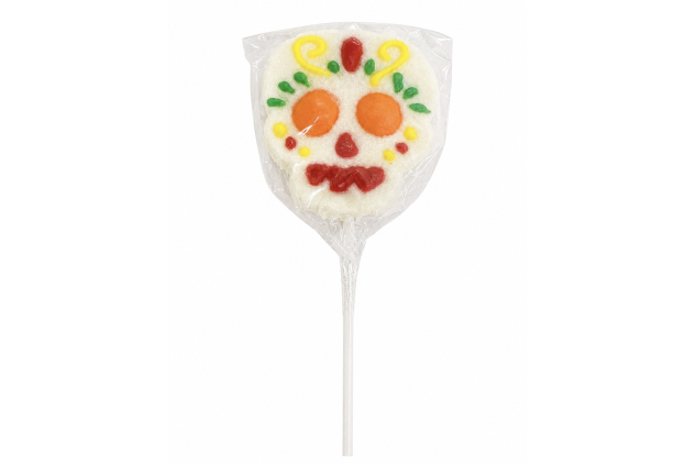 Halloween Fruit Flavour Mallow Pop WHITE 35g