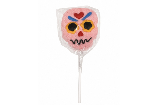 Halloween Fruit Flavour Mallow Pop PINK 35g