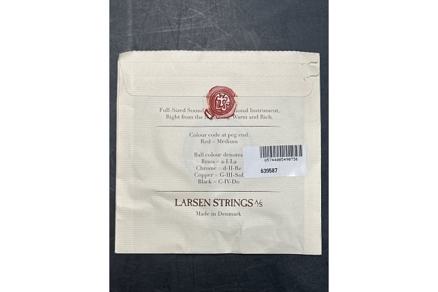 Larsen Original Fractional 1/8 Cello G String Medium - 1 String | Seal Slightly Damaged