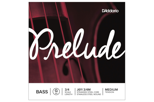 D'Addario Prelude 3/4 Double Bass G String
