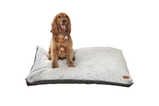 Faux Fur Cosy Warm Dog Cat Pet Mattress Easy to Wash Anti Slip Bottom Durable Large 100cm x 70cm x 12cm Charcoal