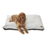Faux Fur Cosy Warm Dog Cat Pet Mattress Easy to Wash Anti Slip Bottom Durable Large 100cm x 70cm x 12cm Charcoal