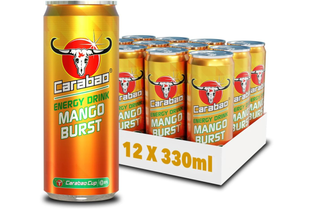 Carabao Mango Burst Energy Drink 12 x 330ml
