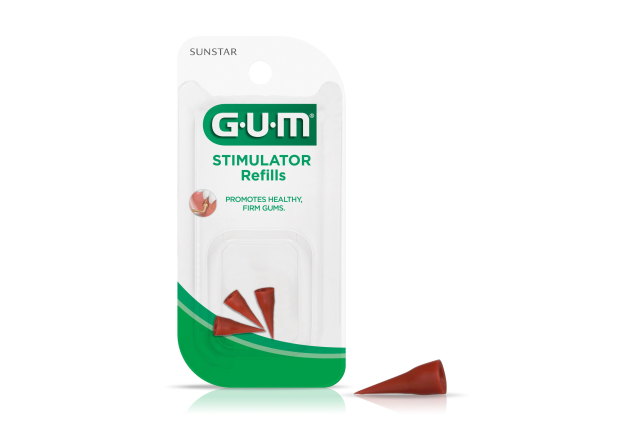 GUM Stimulator Rubber Tip Refills 3 Pack