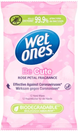 Wet Ones Be Cute Antibacterial Wipes 12 Pack