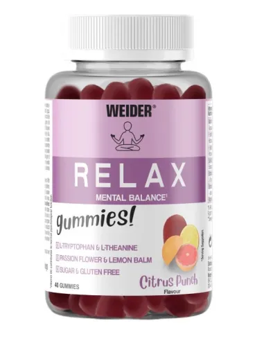 Weider Relax Citrus Punch Gummies 40 Pack