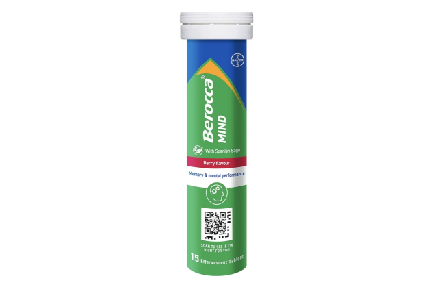 Berocca Mind Berry Effervescent Tablets 15 Pack