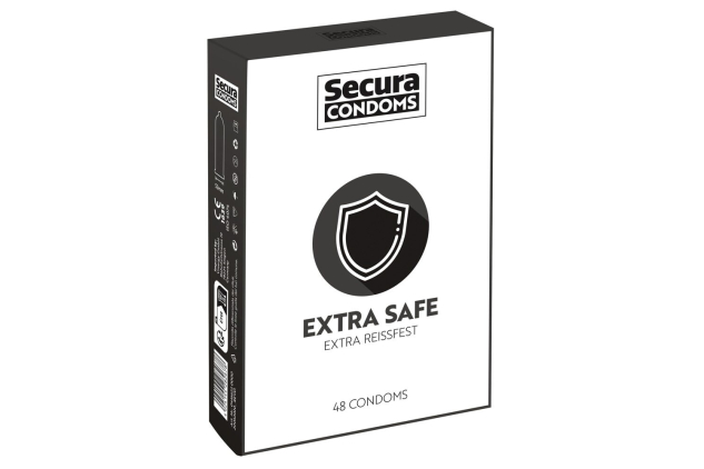 Secura Extra Safe Condoms 48 Pack