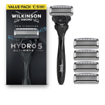 Wilkinson Sword Hydro 5 Ultimate Razor + 5 Blades