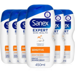 Sanex Sensitive Shower Cream 6 x 450ml