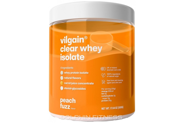 Vilgain Clear Whey Isolate Peach Fuzz 500g
