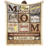 Mom Birthday Gifts from For Mum Mother Throw Blanket for Christmas 130x150cm