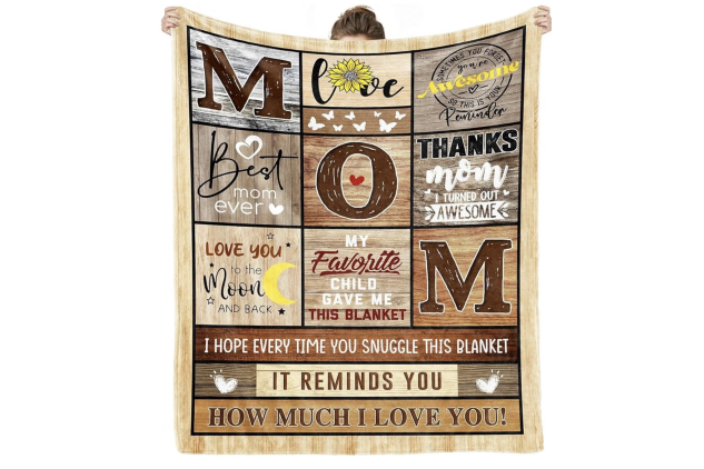 Mom Birthday Gifts from For Mum Mother Throw Blanket for Christmas 130x150cm