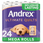 Andrex Ultimate Quilts 24 Mega Toilet Rolls