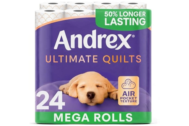 Andrex Ultimate Quilts 24 Mega Toilet Rolls