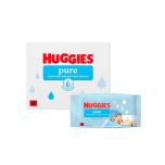 Huggies Pure Plastic Free Baby Wipes 12 x 48