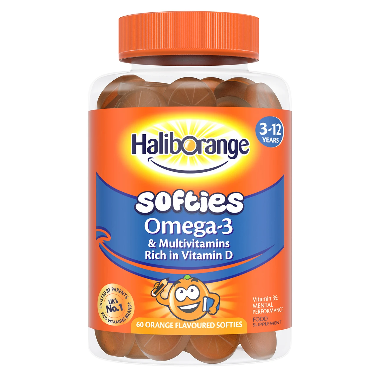 Haliborange Omega-3 Orange Softies 60 Pack