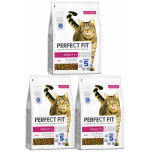 Perfect Fit Adult Salmon Dry Cat Food 3 x 2.8kg