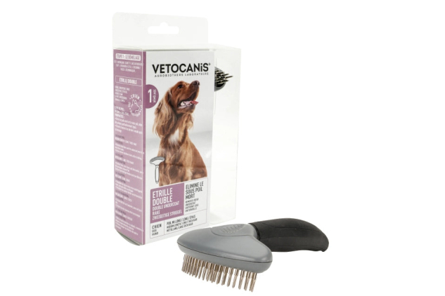 Vetocanis Double 18-Tooth Dog Dematting Rake