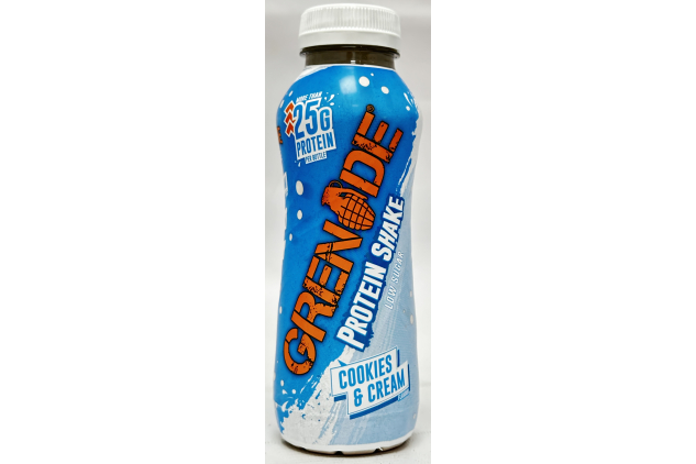 Grenade Cookies & Cream Protein Shake 330ml – 26g Protein – 24 Pack