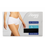 Sloggi Feel Sensational Short 02 Black Women's Briefs Size EU 46 / UK 18 1 Pack