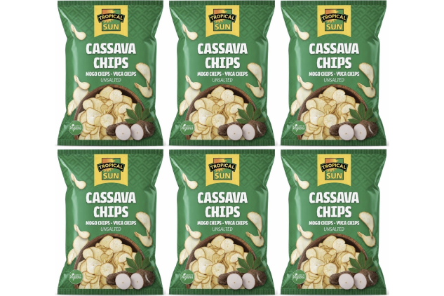 Tropical Sun Unsalted Cassava Chips 80g