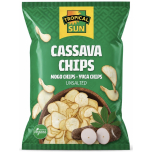 Tropical Sun Unsalted Cassava Chips 80g – Gluten Free & Source of Fibre – Pack of 6