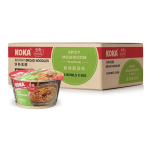 Koka Spicy Broad Noodles Mushroom flavour (Case of 12x95g Bowls)