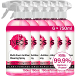 INEOS Antibac Spray Rhubarb & Pomegranate 6 x 750ml