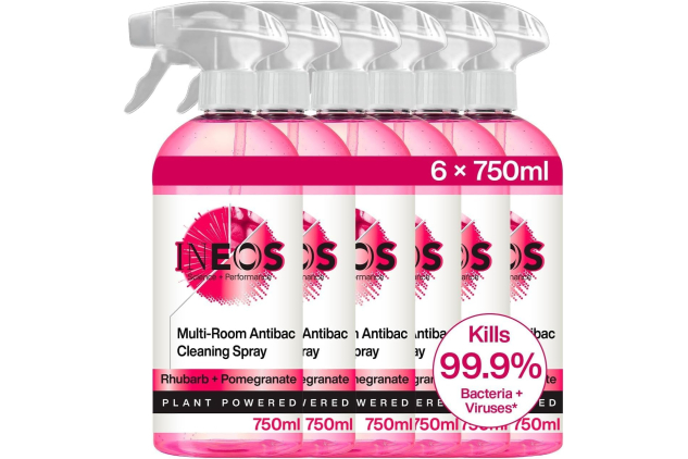 INEOS Antibac Spray Rhubarb & Pomegranate 6 x 750ml