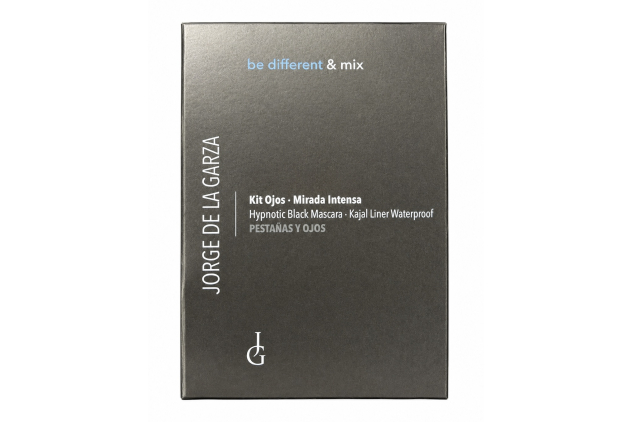 Jorge de la Garza Mirada Intensa Eye Makeup Kit – Hypnotic Black Mascara & Waterproof Kajal Eyeliner