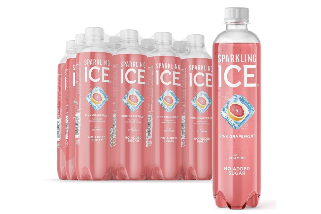 Sparkling Ice, Pink Grapefruit Flavored Sparkling Water - Contains Vitamins- Only 12 calories- No Added Sugar - No Carbs (12 x 500ml Bottles)