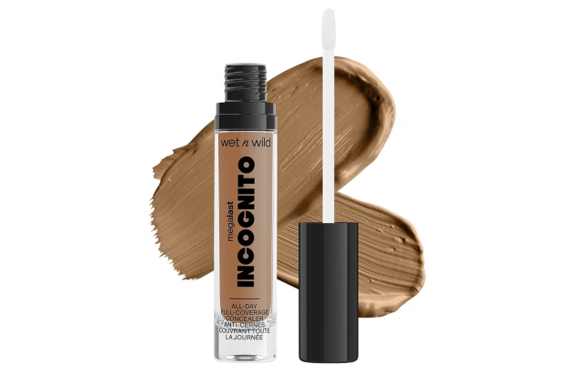 Wet n Wild Megalast Incognito Full-Coverage Concealer, Long-Lasting Matte Liquid Concealer Tan Deep 5.5ml