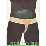 Anatomicline Hernia belt One Size made of light woven straps - left