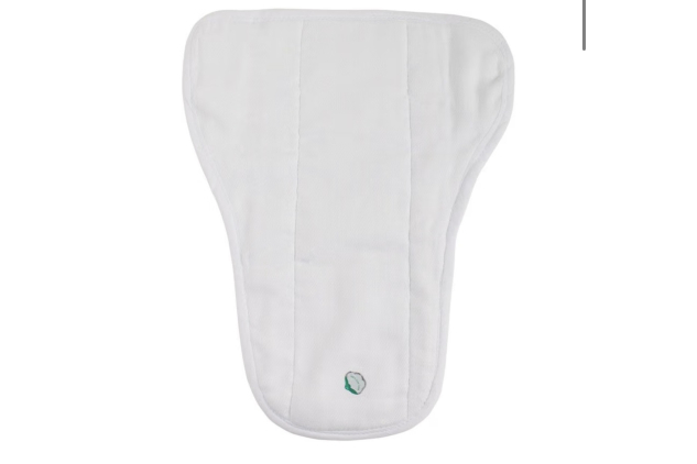Junior Joy 6pcs Breathable 100% Cotton Shaped Nappy Baby Reusable and Washable Cloth Pads Infant Soft Insert Diaper