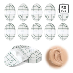 100 Pcs Clear Waterproof Ear Stickers Disposable Ear Protectors for Bathing Swimming