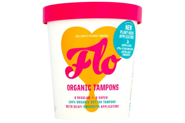 Here We Flo Organic Applicator Tampons 14 Pack