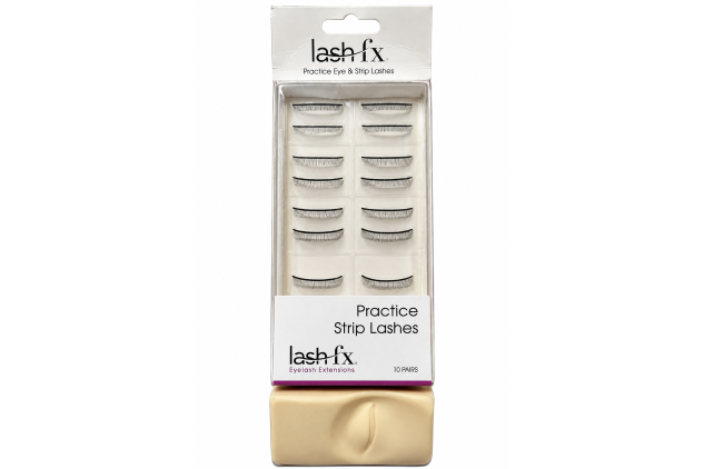 Lash FX Practice Eye & Lashes Set - 10 Pairs