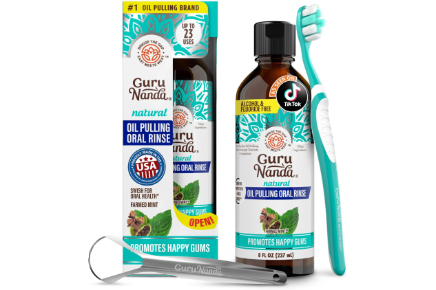 GuruNanda CocoMint Oil Pulling Mouthwash 237ml