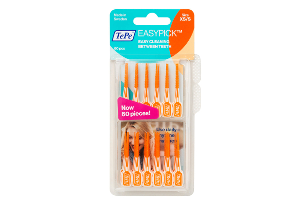 TePe EasyPick XS/S Orange Interdental Picks 60
