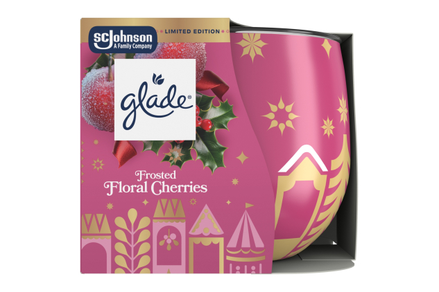 Glade Frosted Floral Cherries Candle 108g