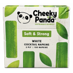 Cheeky Panda Bamboo Cocktail Napkins 100 Pack